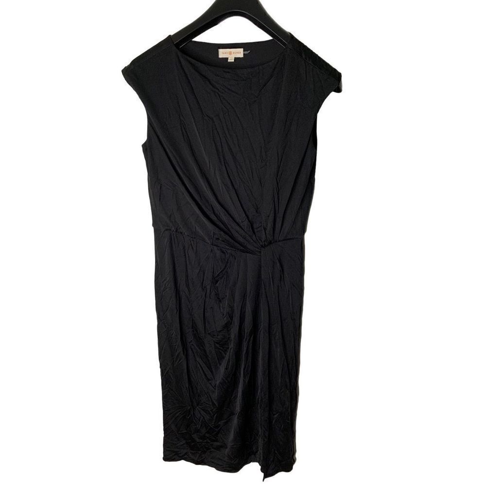 Tory Burch 100% silk black dress women's size small